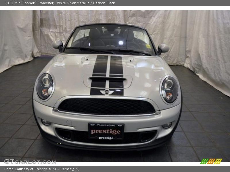 White Silver Metallic / Carbon Black 2013 Mini Cooper S Roadster