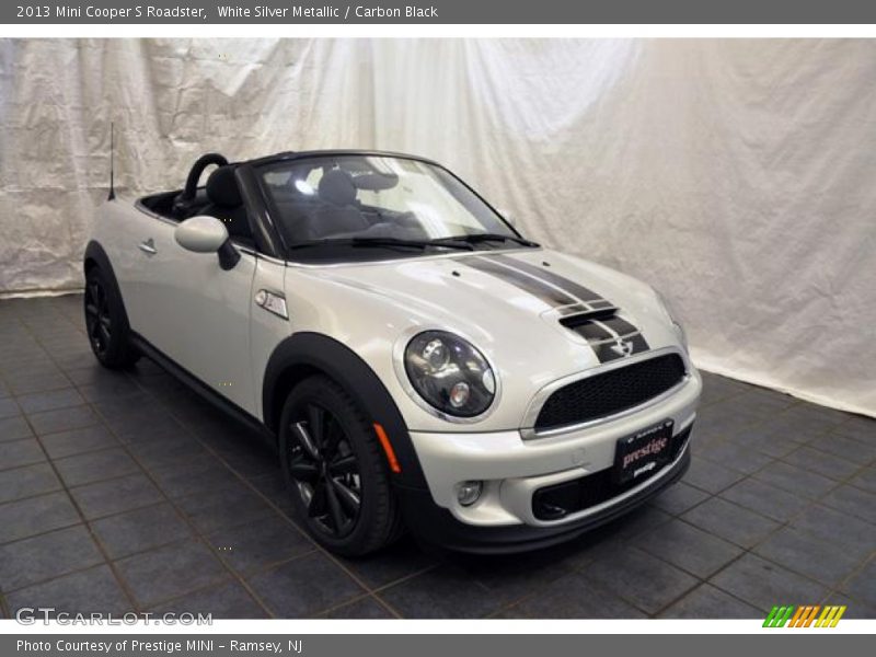 White Silver Metallic / Carbon Black 2013 Mini Cooper S Roadster