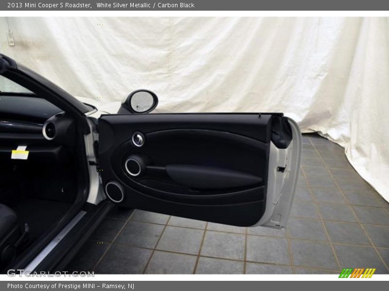 White Silver Metallic / Carbon Black 2013 Mini Cooper S Roadster