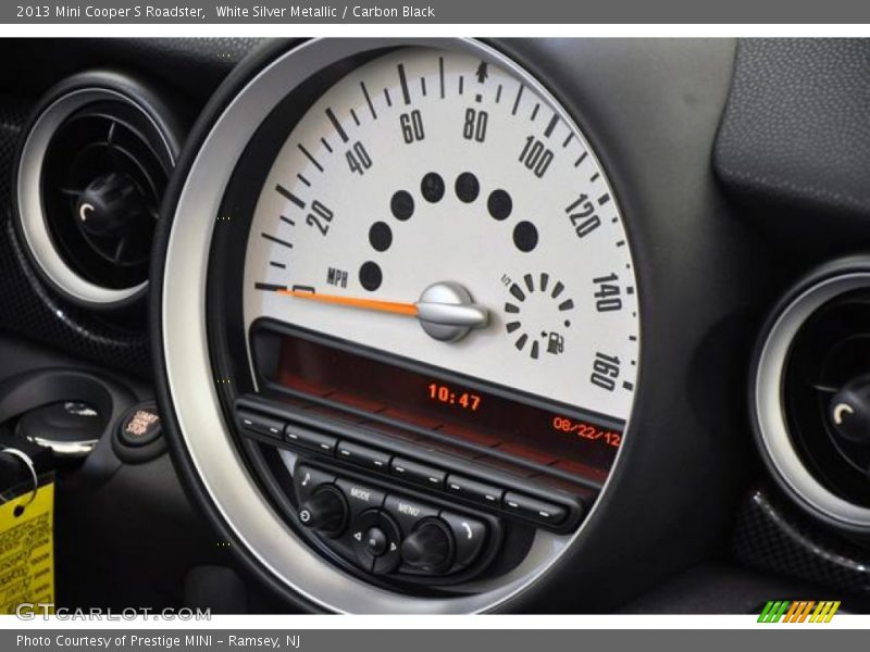 White Silver Metallic / Carbon Black 2013 Mini Cooper S Roadster