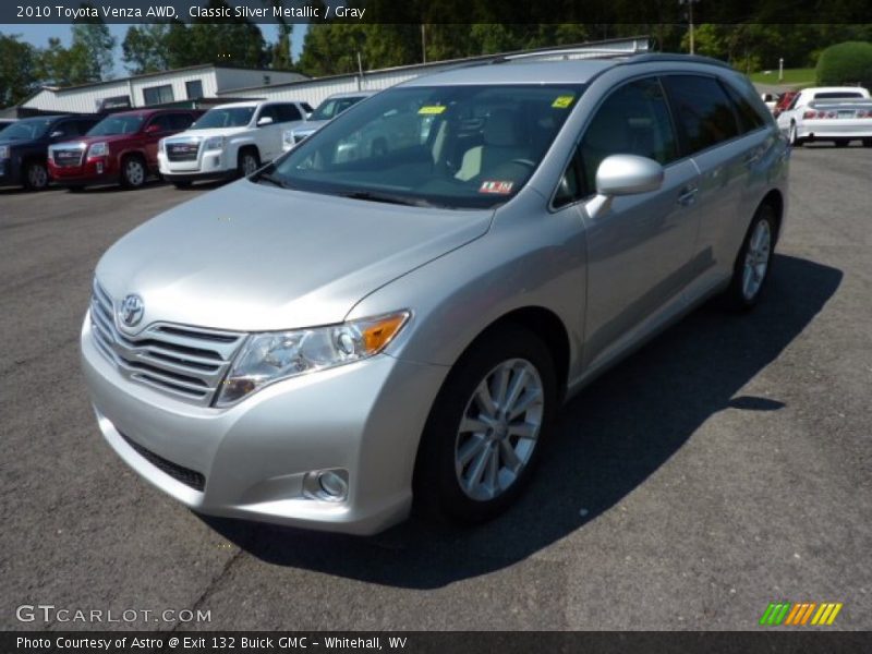 Classic Silver Metallic / Gray 2010 Toyota Venza AWD