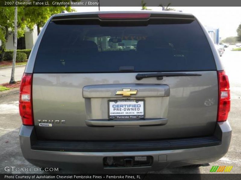 Graystone Metallic / Ebony 2007 Chevrolet Tahoe LS