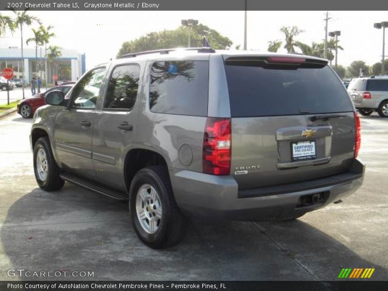Graystone Metallic / Ebony 2007 Chevrolet Tahoe LS