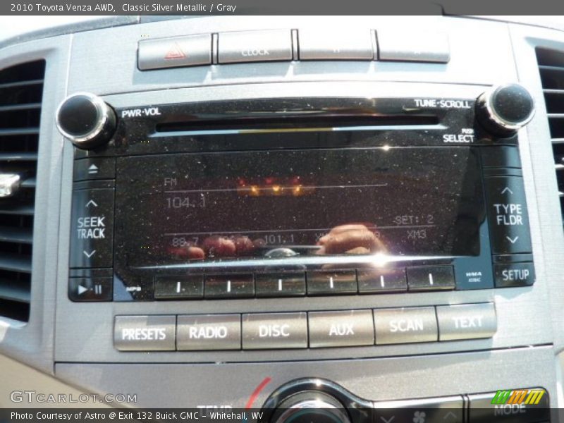 Classic Silver Metallic / Gray 2010 Toyota Venza AWD