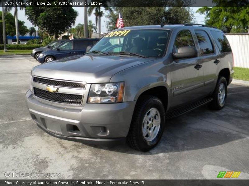 Graystone Metallic / Ebony 2007 Chevrolet Tahoe LS