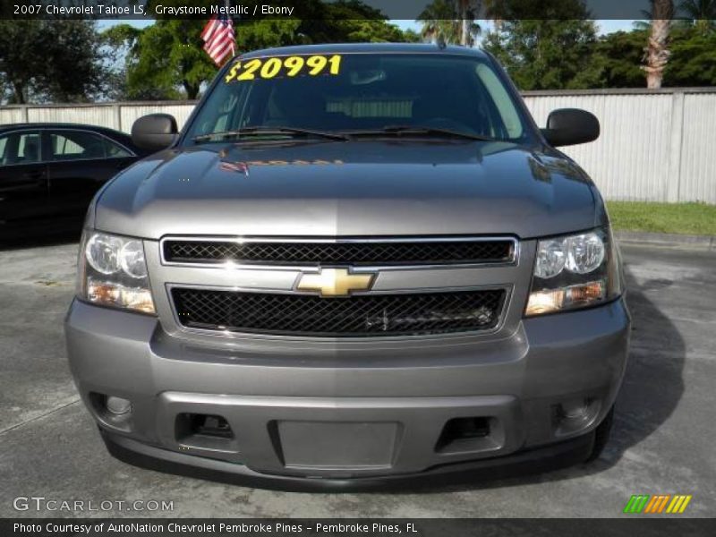 Graystone Metallic / Ebony 2007 Chevrolet Tahoe LS