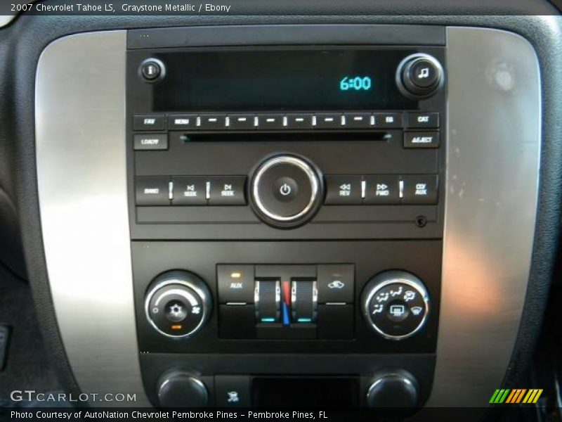 Graystone Metallic / Ebony 2007 Chevrolet Tahoe LS