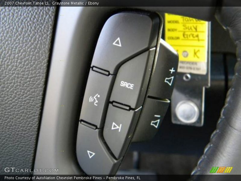 Graystone Metallic / Ebony 2007 Chevrolet Tahoe LS
