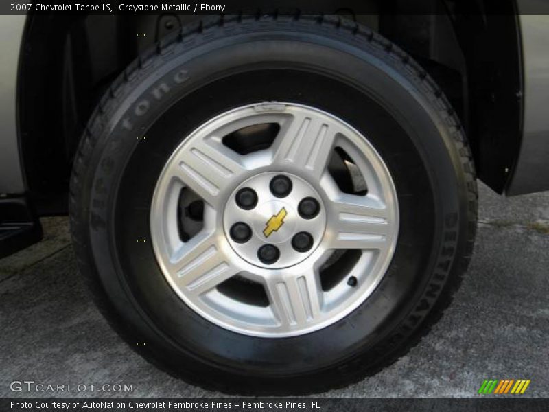 Graystone Metallic / Ebony 2007 Chevrolet Tahoe LS