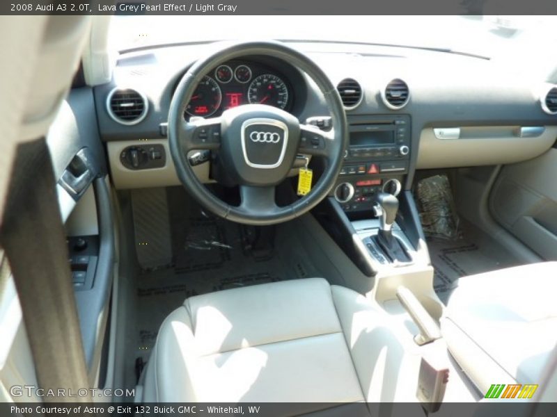 Lava Grey Pearl Effect / Light Gray 2008 Audi A3 2.0T