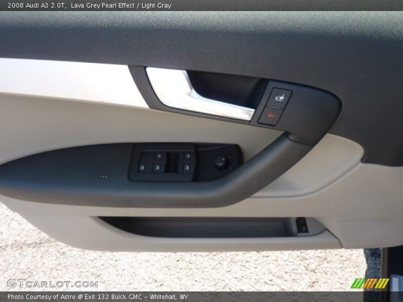 Lava Grey Pearl Effect / Light Gray 2008 Audi A3 2.0T