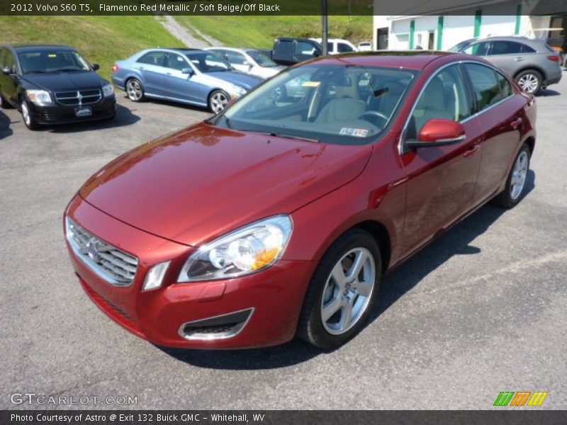 Flamenco Red Metallic / Soft Beige/Off Black 2012 Volvo S60 T5