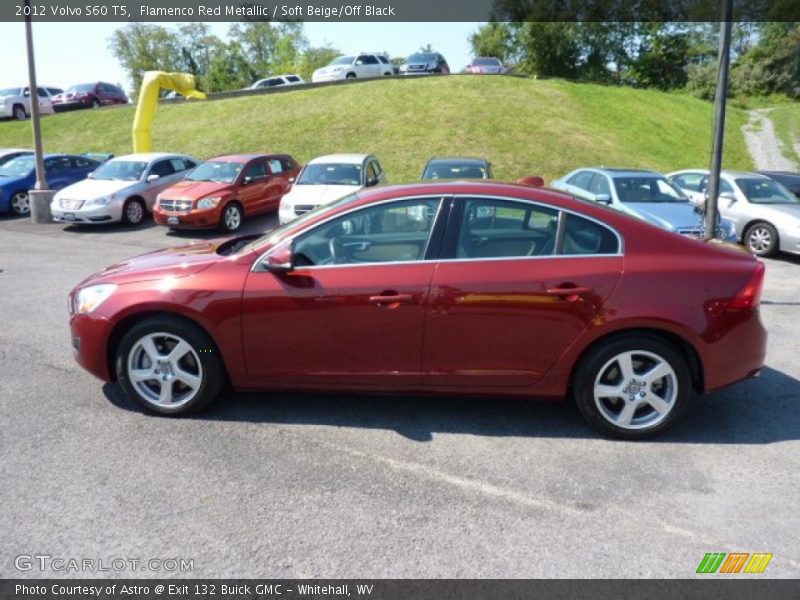 Flamenco Red Metallic / Soft Beige/Off Black 2012 Volvo S60 T5