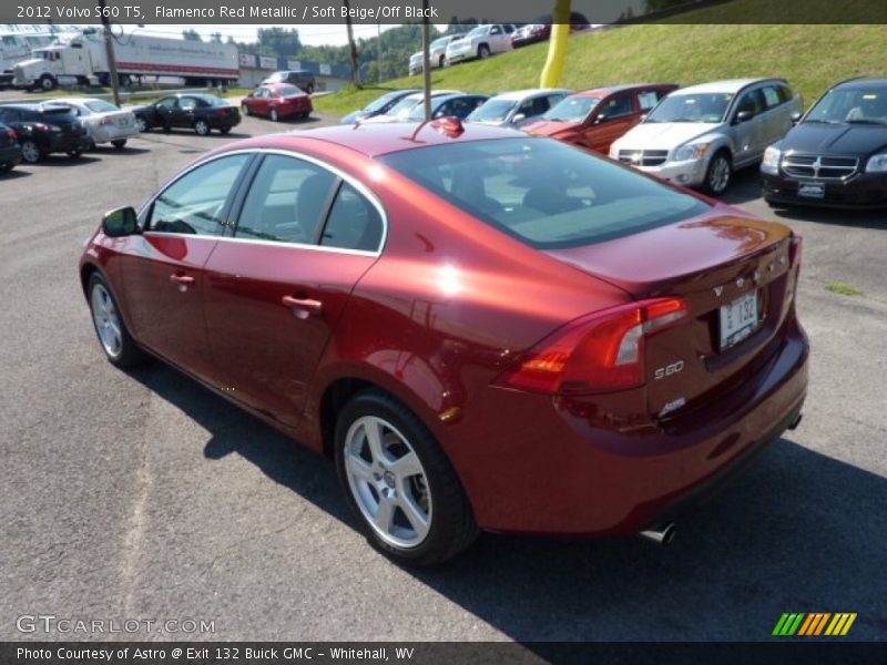 Flamenco Red Metallic / Soft Beige/Off Black 2012 Volvo S60 T5