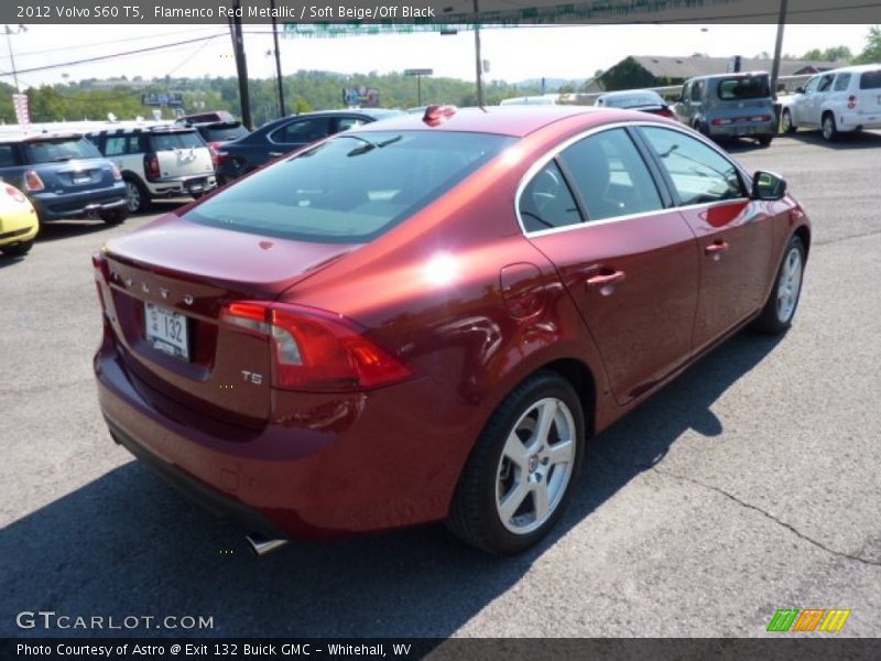 Flamenco Red Metallic / Soft Beige/Off Black 2012 Volvo S60 T5