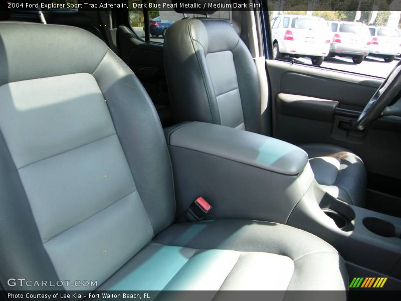 Dark Blue Pearl Metallic / Medium Dark Flint 2004 Ford Explorer Sport Trac Adrenalin