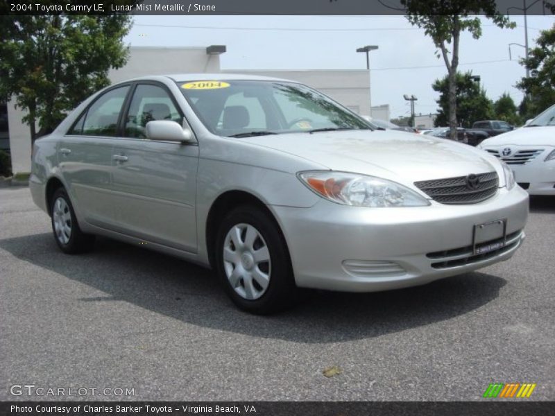 Lunar Mist Metallic / Stone 2004 Toyota Camry LE