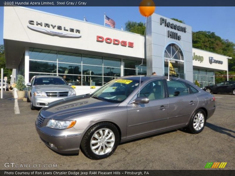 Steel Gray / Gray 2008 Hyundai Azera Limited