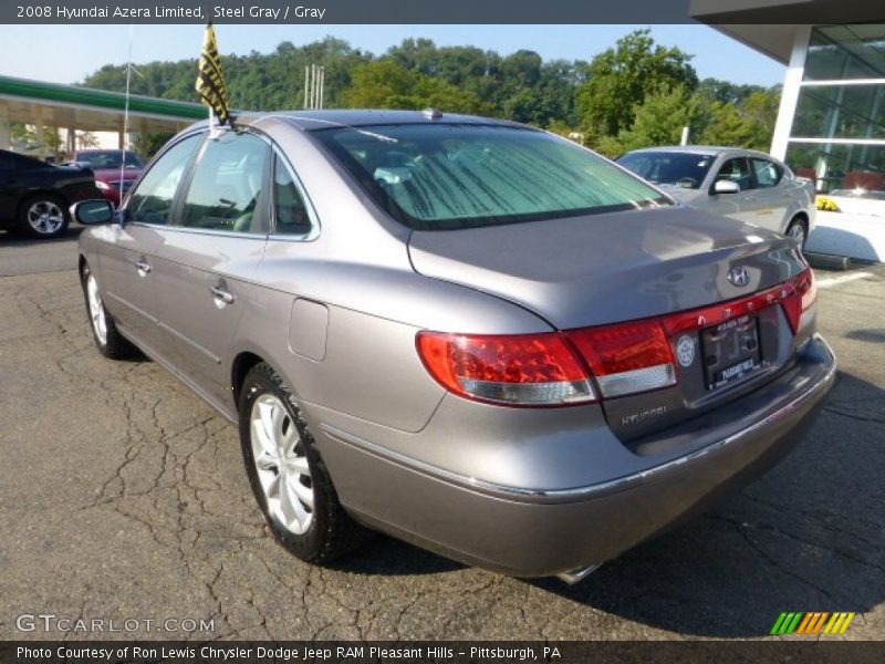 Steel Gray / Gray 2008 Hyundai Azera Limited