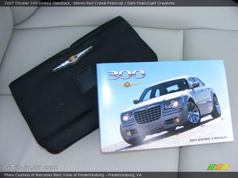 Inferno Red Crystal Pearlcoat / Dark Khaki/Light Graystone 2007 Chrysler 300 Limited Glassback