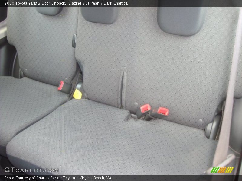 Blazing Blue Pearl / Dark Charcoal 2010 Toyota Yaris 3 Door Liftback