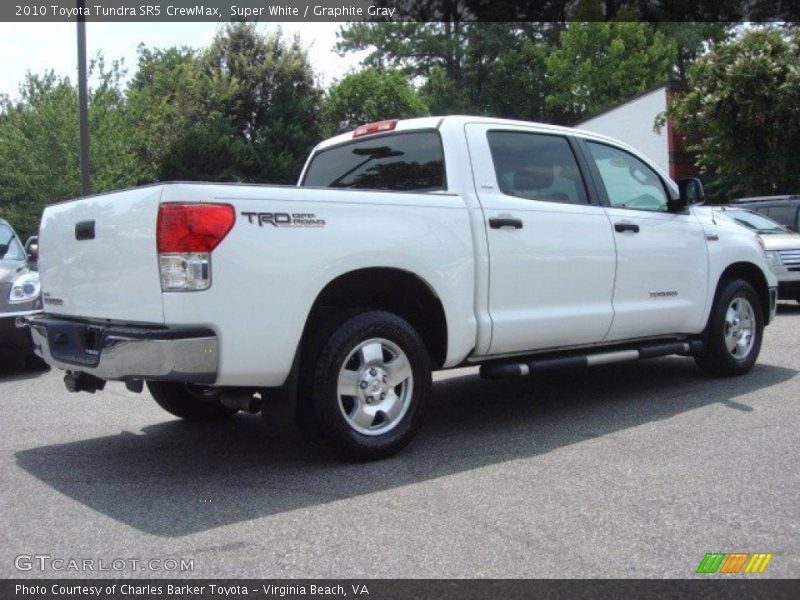 Super White / Graphite Gray 2010 Toyota Tundra SR5 CrewMax