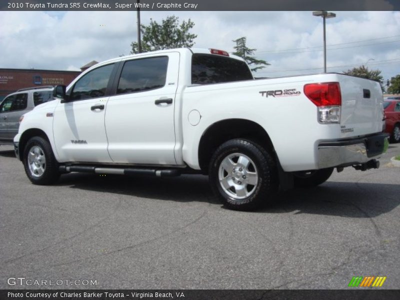 Super White / Graphite Gray 2010 Toyota Tundra SR5 CrewMax