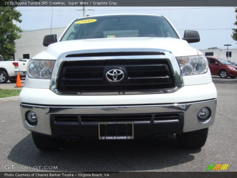 Super White / Graphite Gray 2010 Toyota Tundra SR5 CrewMax
