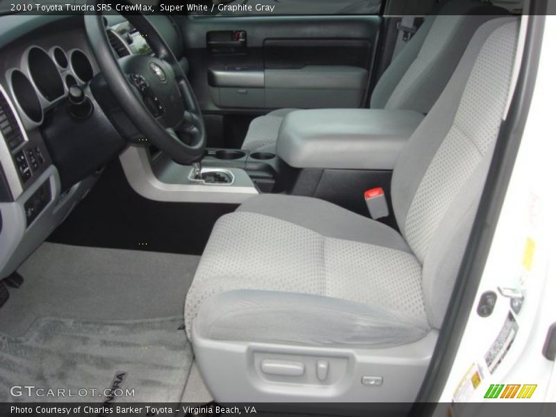 Super White / Graphite Gray 2010 Toyota Tundra SR5 CrewMax