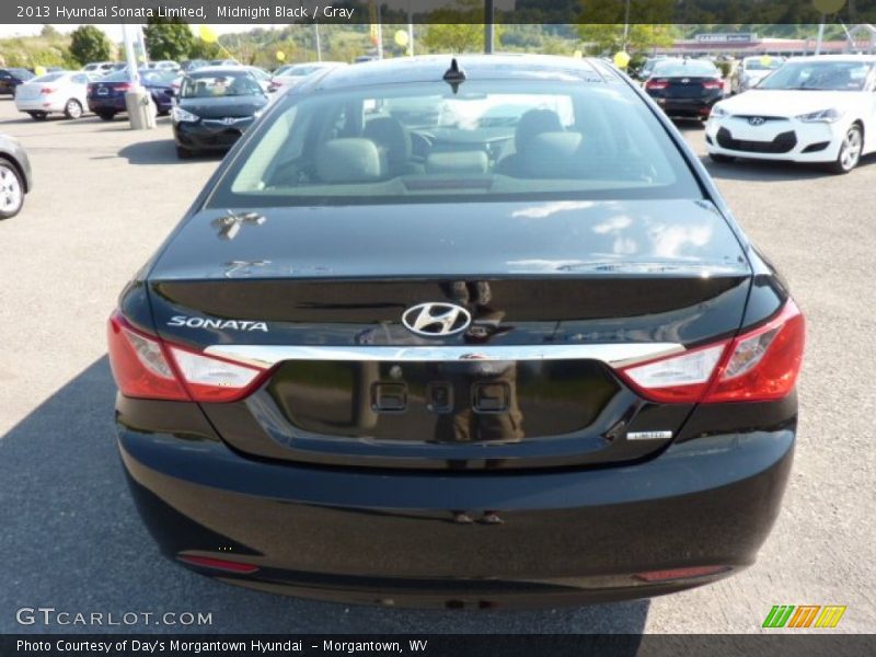 Midnight Black / Gray 2013 Hyundai Sonata Limited