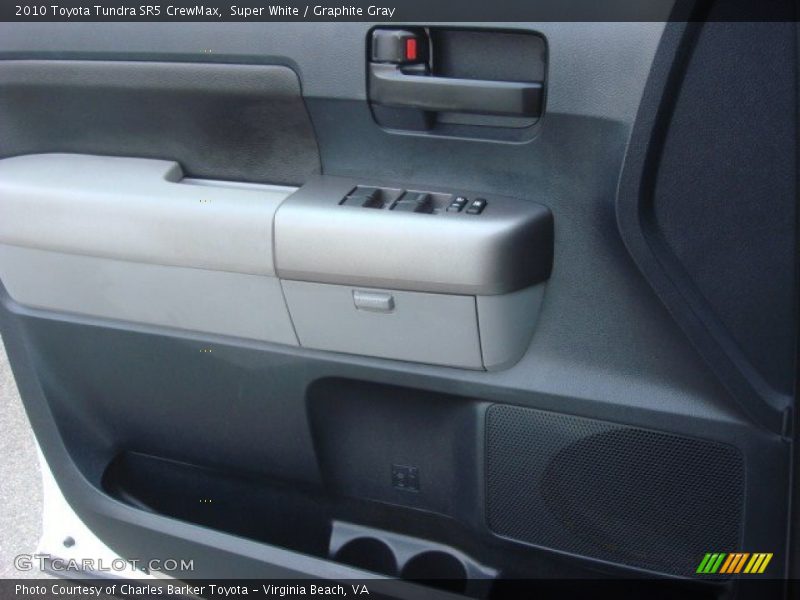 Super White / Graphite Gray 2010 Toyota Tundra SR5 CrewMax