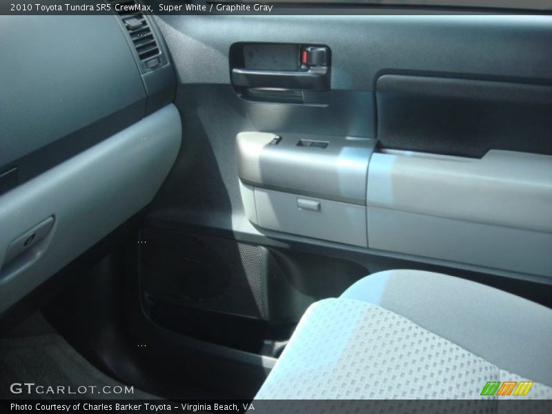 Super White / Graphite Gray 2010 Toyota Tundra SR5 CrewMax