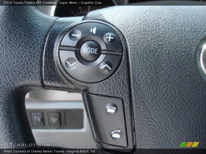 Super White / Graphite Gray 2010 Toyota Tundra SR5 CrewMax