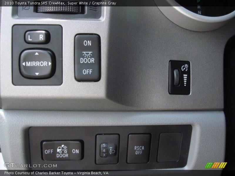 Super White / Graphite Gray 2010 Toyota Tundra SR5 CrewMax
