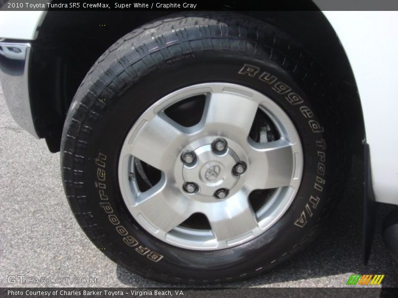 Super White / Graphite Gray 2010 Toyota Tundra SR5 CrewMax