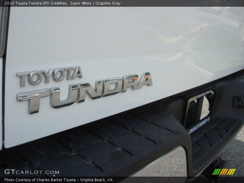Super White / Graphite Gray 2010 Toyota Tundra SR5 CrewMax
