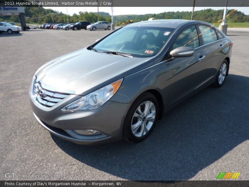 Harbor Gray Metallic / Gray 2013 Hyundai Sonata Limited