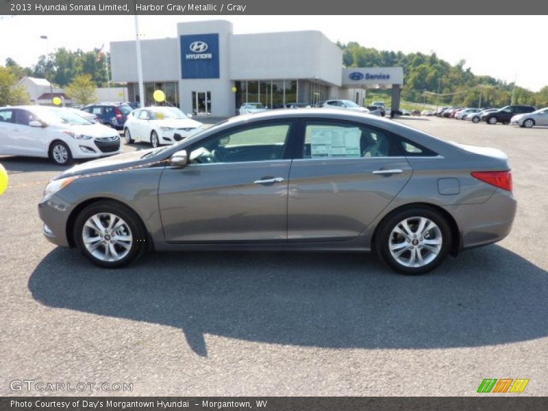Harbor Gray Metallic / Gray 2013 Hyundai Sonata Limited