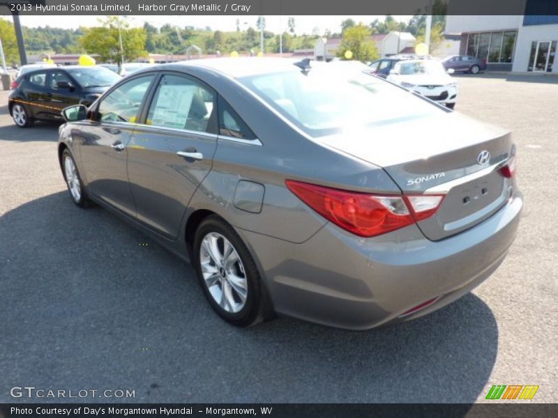 Harbor Gray Metallic / Gray 2013 Hyundai Sonata Limited