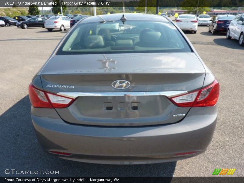 Harbor Gray Metallic / Gray 2013 Hyundai Sonata Limited