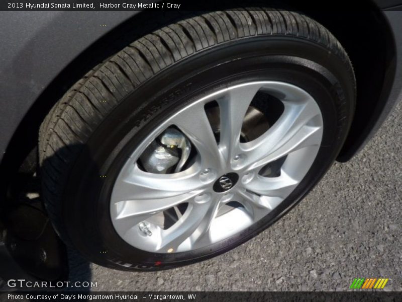Harbor Gray Metallic / Gray 2013 Hyundai Sonata Limited