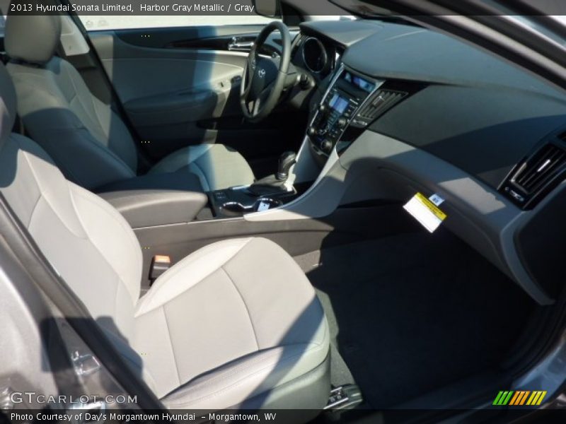 Harbor Gray Metallic / Gray 2013 Hyundai Sonata Limited