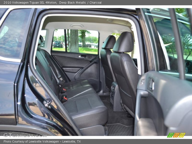 Deep Black Metallic / Charcoal 2010 Volkswagen Tiguan SEL 4Motion