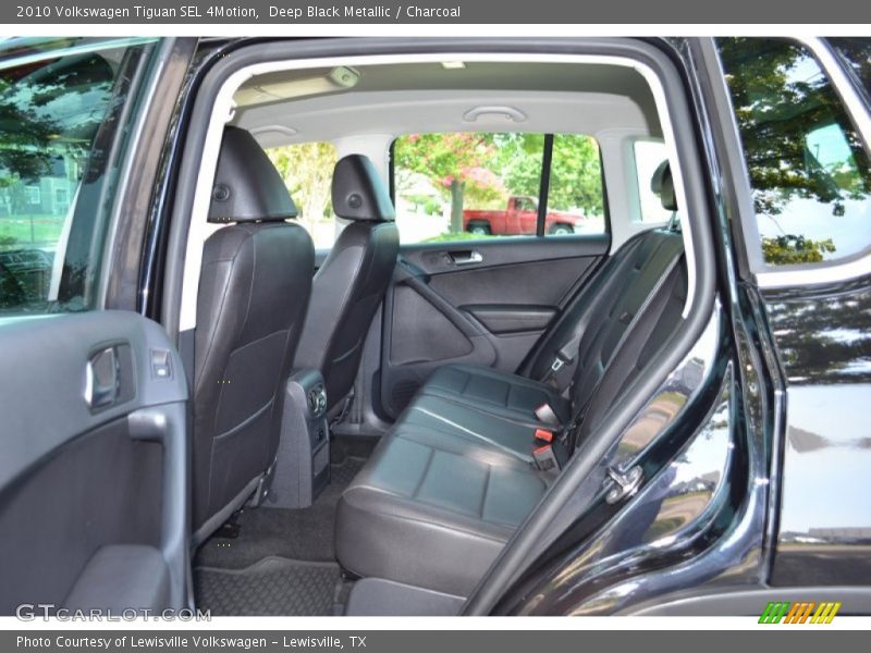 Deep Black Metallic / Charcoal 2010 Volkswagen Tiguan SEL 4Motion