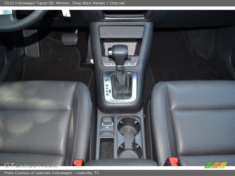 Deep Black Metallic / Charcoal 2010 Volkswagen Tiguan SEL 4Motion