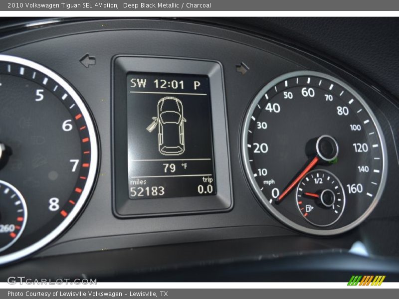 Deep Black Metallic / Charcoal 2010 Volkswagen Tiguan SEL 4Motion