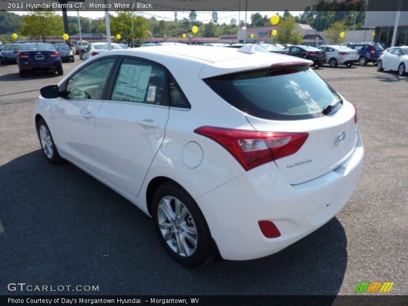 Monaco White / Black 2013 Hyundai Elantra GT