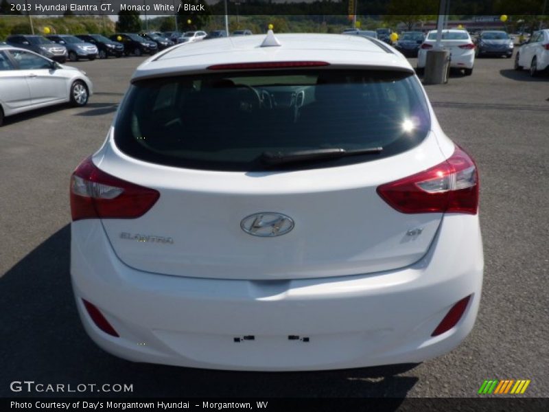 Monaco White / Black 2013 Hyundai Elantra GT