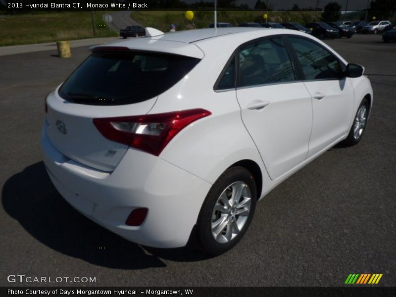 Monaco White / Black 2013 Hyundai Elantra GT