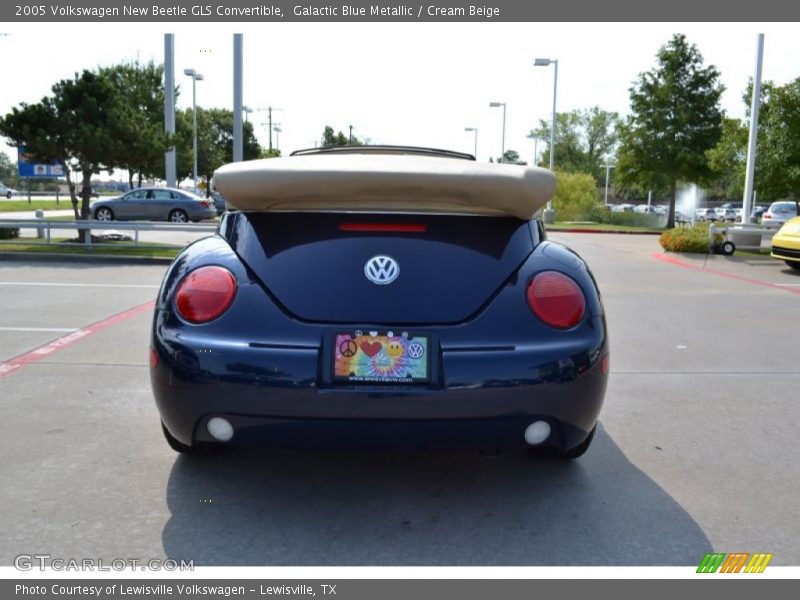 Galactic Blue Metallic / Cream Beige 2005 Volkswagen New Beetle GLS Convertible